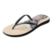 Originele honkloze schilderkunst van Chinese maffi Teenslippers (Schuin)