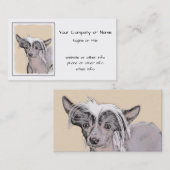 Originele honkloze schilderkunst van Chinese maffi Visitekaartje (Voorkant / Achterkant)