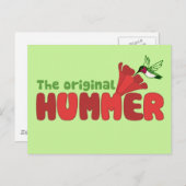 Originele Hummer Briefkaart (Voorkant / Achterkant)