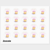 Originele Illustratie Cupcake stickers (Vel)