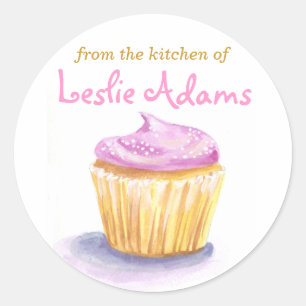 Originele Illustratie Cupcake stickers
