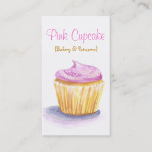 Originele illustratie Cupcake-Visitekaartjes Visitekaartje