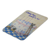 Originele illustratie van de verjaardagstaart van  magneet (Linkerzijde)