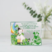 Originele Jack Russell St Pattys Je hebt mail #3 Briefkaart (Staand voorkant)