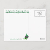 Originele Jack Russell St Pattys Je hebt mail #3 Briefkaart (Achterkant)