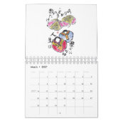 Originele Japanse Etegami-kalender Kalender (Mar 2027)