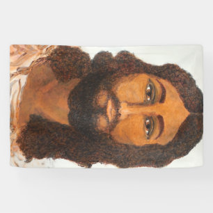 Originele Jezus-schildering printkaart. Spandoek