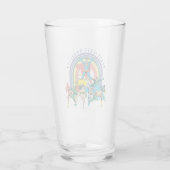 Originele Justice League - Peace, Love, Equality Glas (Achterkant)