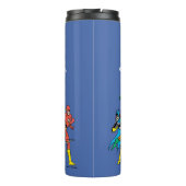 Originele Justice League - Peace, Love, Equality Thermosbeker (Achterkant)