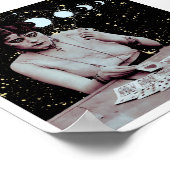 Originele 'Kaarten met een fijne Poster' Poster (Hoek)