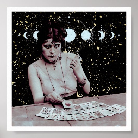 Originele 'Kaarten met een fijne Poster' Poster (Voorkant)