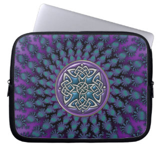 Originele, Keltische, fractale ontwerplaptophoes Laptop Sleeve