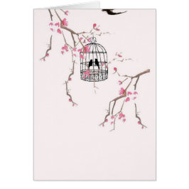 Originele kersenbloesem-vogelkooi