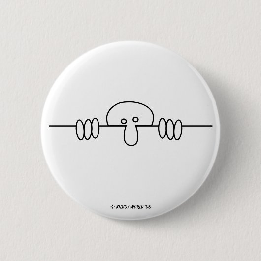 Originele Kilroy-Button Ronde Button 5,7 Cm (Voorkant)
