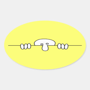 Originele Kilroy Ovale Sticker