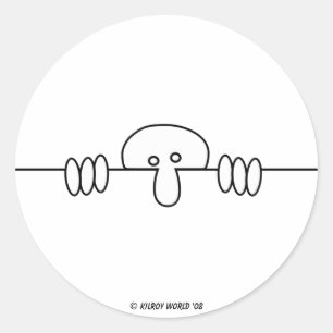 Originele Kilroy Sticker