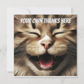 Originele Kitten Hartelijk dank, AI Creëer (Voorkant)