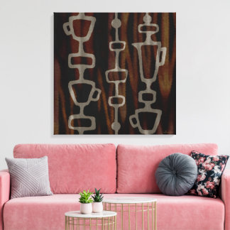 Originele koffiekunst canvas afdruk