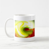 Originele kunst - Abstracte moderne kunst Koffiemok (Links)