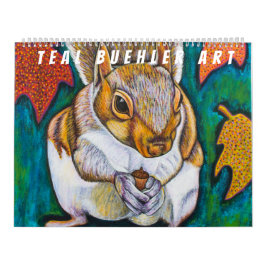 Originele kunst - Kalender voor dieren en landscha