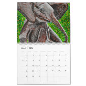 Originele kunst - Kalender voor dieren en landscha (Mar 2026)