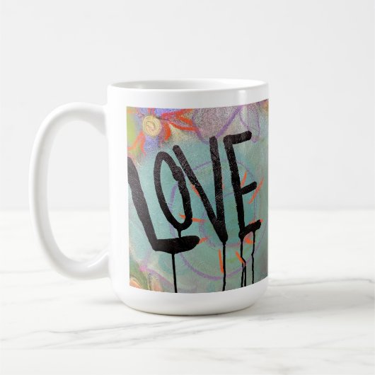 Originele kunst Love Mok (Links)