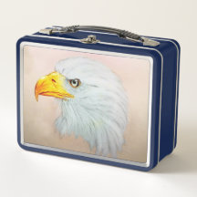 Originele kunst metalen lunchbox - Eagle