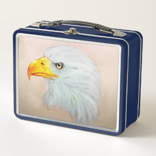 Originele  kunst metalen lunchbox - Eagle