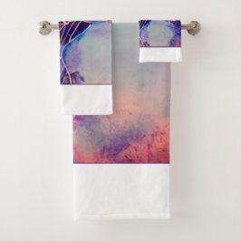Originele kunst moderne badhanddoek Set Bad Handdoek