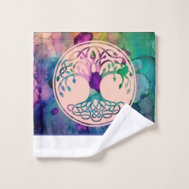 Originele kunst moderne badhanddoek Set Bad Handdoek