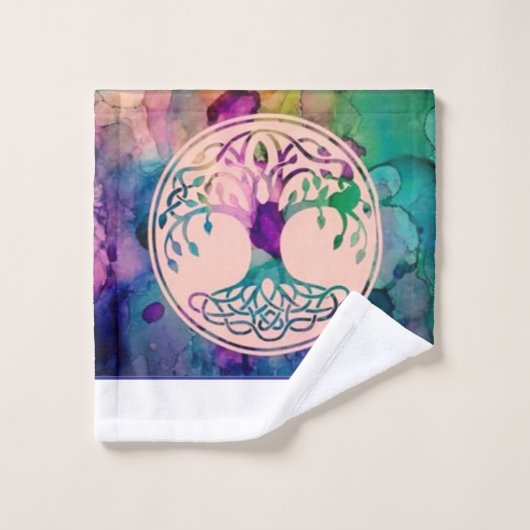 Originele kunst moderne badhanddoek Set Bad Handdoek (Wasdoekje)