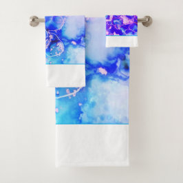 Originele kunst moderne badhanddoek Set Bad Handdoek