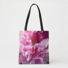 *~* Originele kunst Roze pony Floral AR1 Schildere Tote Bag