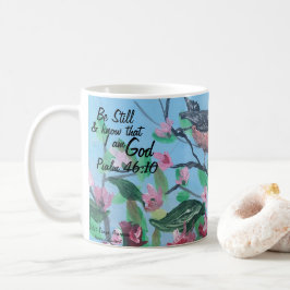 Originele Kunst/Schrift Psalm 46:10 Wees Stil Mode Koffiemok