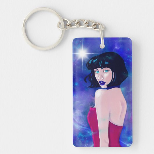 Originele Kunst Sleutelhanger (Voorkant)