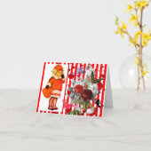 ORIGINELE KUNST VALENTIJN DAG Vouwbare Wenskaart Kaart (Gele Bloem)