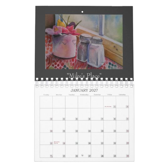 Originele kunst van Shelley Lampman Kalender (Jan 2027)