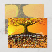 Originele Kunst - Verpletterde Beknopte Aarde Eleg Briefkaart (Voorkant / Achterkant)