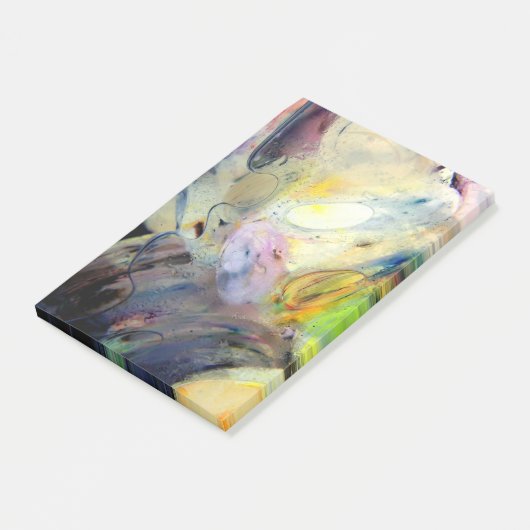Originele kunst: "vloeibaar snoep kleuren" post-it® notes (Schuin)