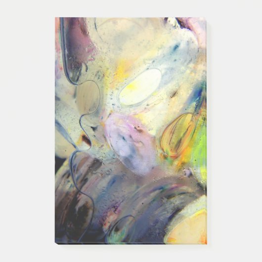 Originele kunst: "vloeibaar snoep kleuren" post-it® notes (Voorkant)