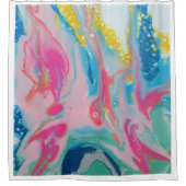 Originele kunst "Waterballet" Douchegordijn (Voorkant)