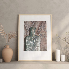 Originele Kunstwerk Fles & Foliage Poster