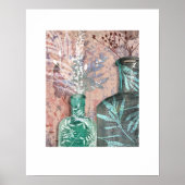 Originele Kunstwerk  Fles & Foliage Poster (Voorkant)