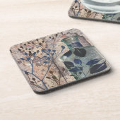 Originele Kunstwerk  flesjes & Foliage Bier Onderzetter (Linkerzijde)