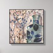 Originele Kunstwerk  flesjes & Foliage Canvas Afdruk (Voorkant)
