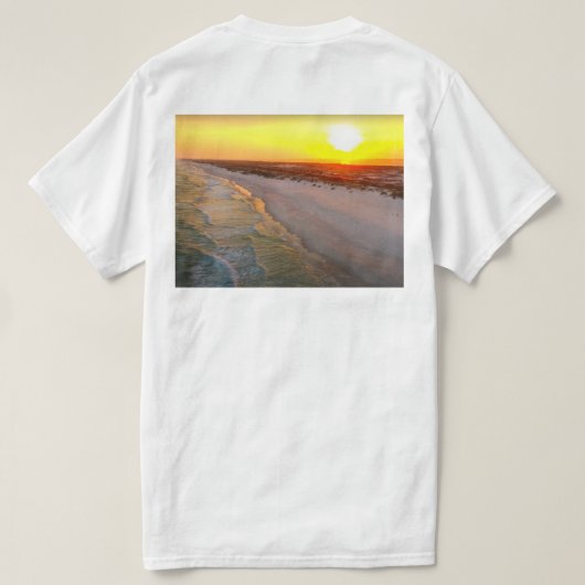 originele kustlijn t-shirt (Design achterkant)