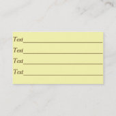 Originele lachende hond afbeelding Pet Care Servic Visitekaartje (Achterkant)