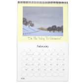 Originele landschappen en honden en stilleven 2024 kalender (Feb 2026)
