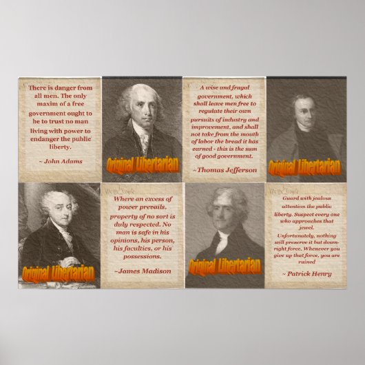 Originele libertariërs poster (Voorkant)