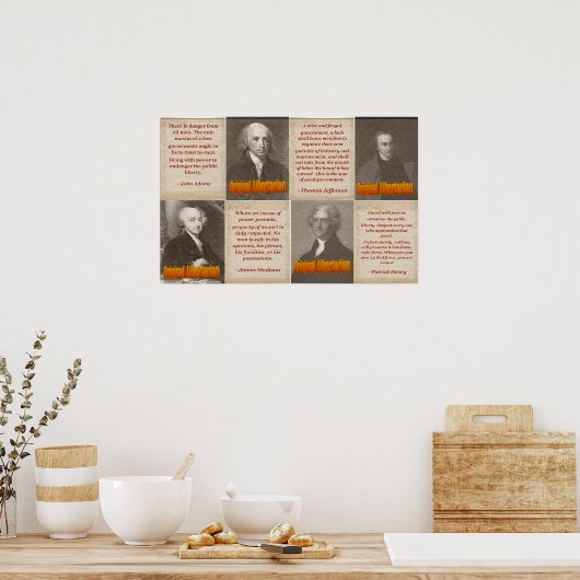 Originele libertariërs poster (Keuken)